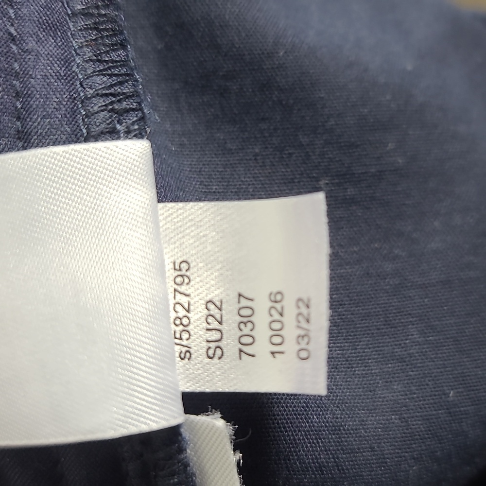 LOFT The Riviera Slim Cropped Pant in Navy Blue Size 14 - Picture 5 of 14